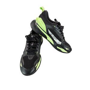 Puma BMW M Motorsport RS-Fast Sneakers Black Green Mens Size 12